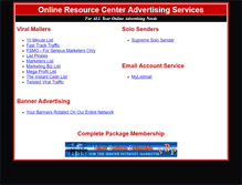 Tablet Screenshot of orcadvertising.com